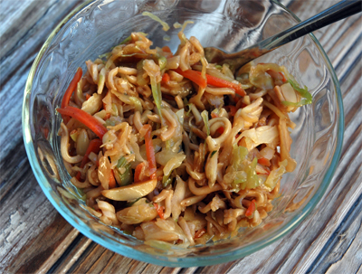 asian noodle salad. This is an excellent make ahead recipe.
